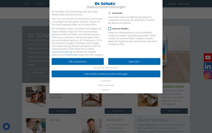 Screenshot of dr-schutz.com