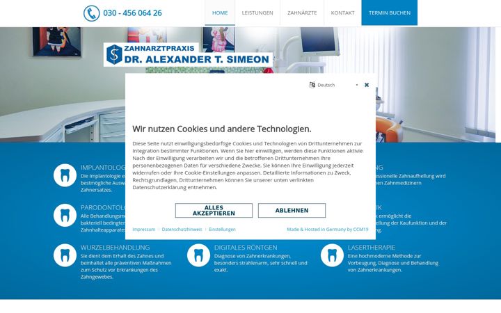 Screenshot of dr-simeon.de
