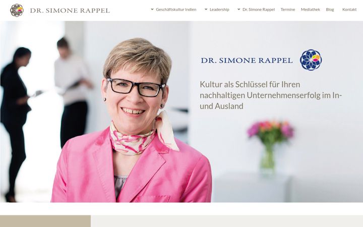 Posnetek zaslona dr-simone-rappel.de