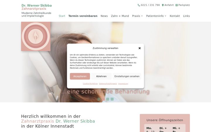 Posnetek zaslona dr-skibba.de