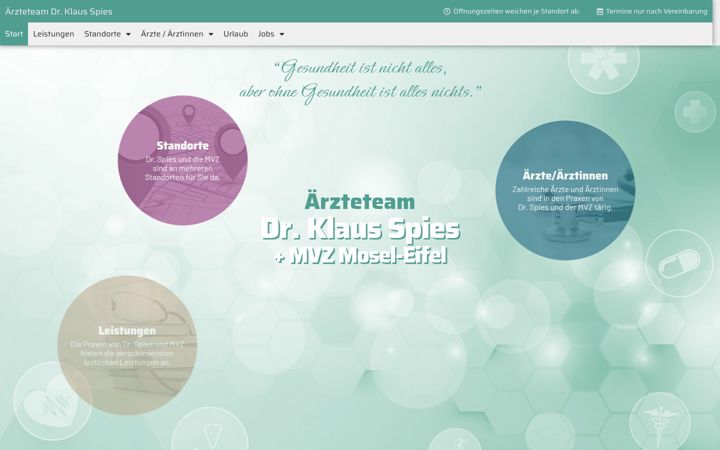 Posnetek zaslona dr-spies.de