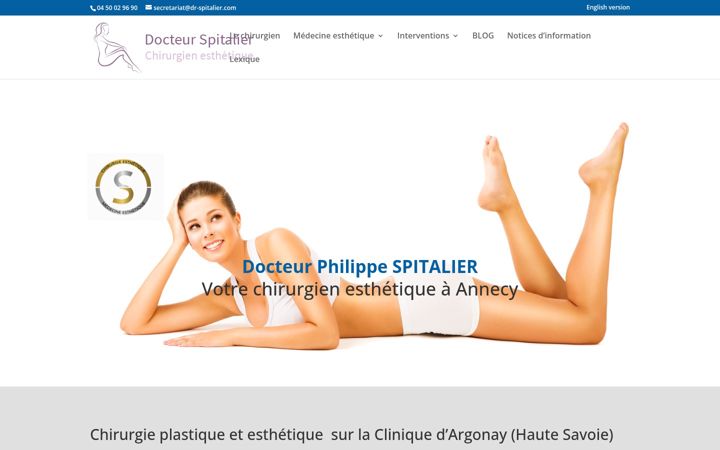 Screenshot of dr-spitalier.com