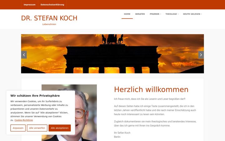 Posnetek zaslona dr-stefan-koch.de