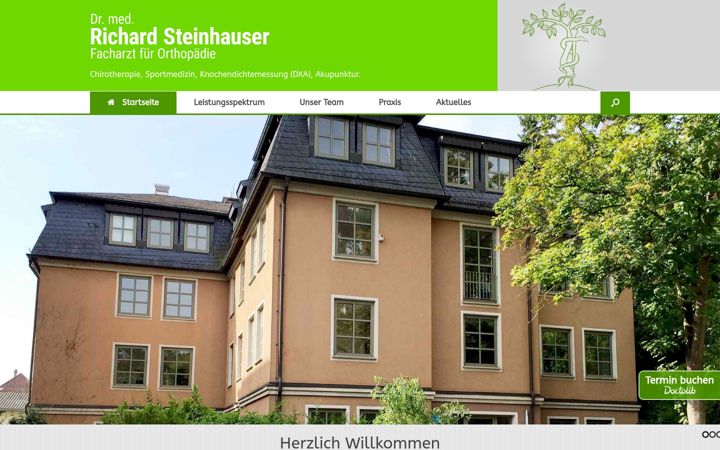 Screenshot of dr-steinhauser.com