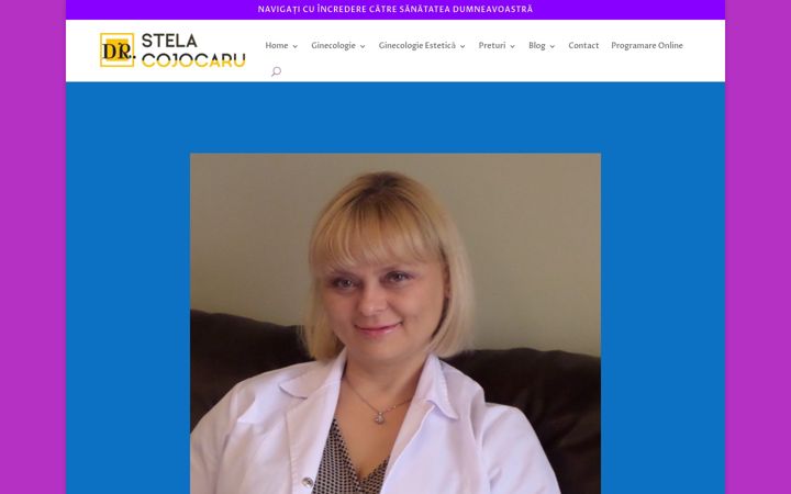 Screenshot of dr-stela-cojocaru.ro