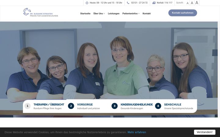 Screenshot of dr-straaten.de