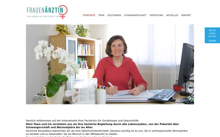 Screenshot of dr-streitmatter.de
