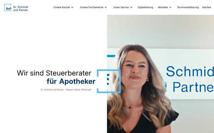 Posnetek zaslona dr-sup.de
