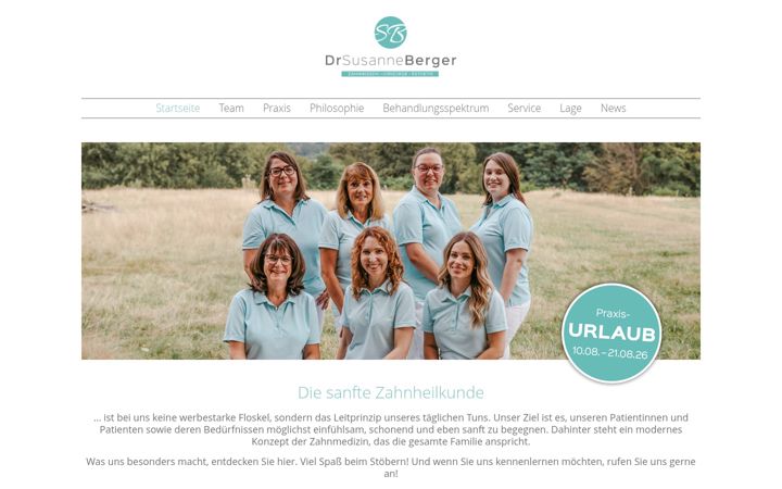 Screenshot of dr-susanne-berger.de