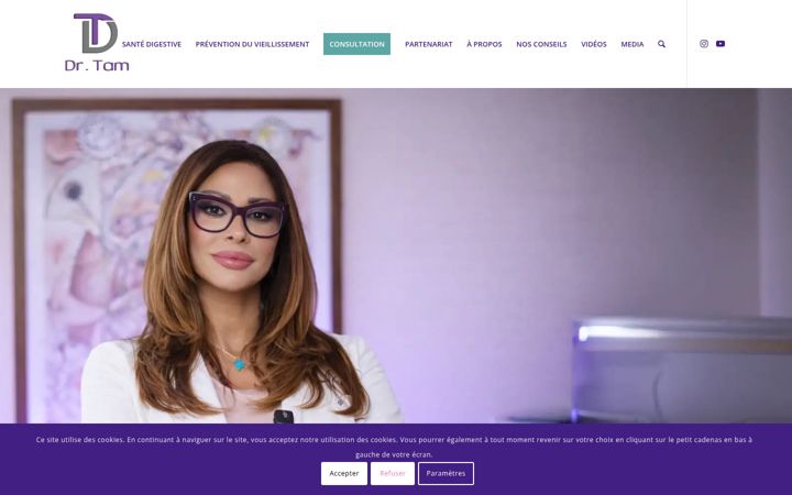 Screenshot of dr-tam.com
