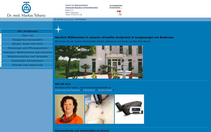 Screenshot of dr-tebartz.de
