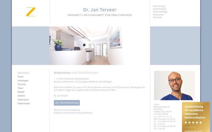 Screenshot of dr-terveer.net