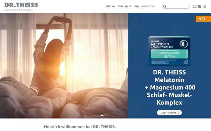 Screenshot of dr-theiss.de