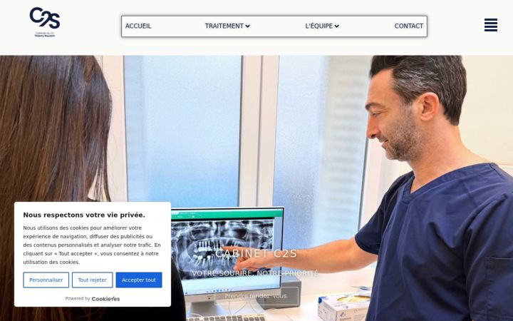 Kuvakaappaus sivustosta dr-thierry-rouach.chirurgiens-dentistes.fr