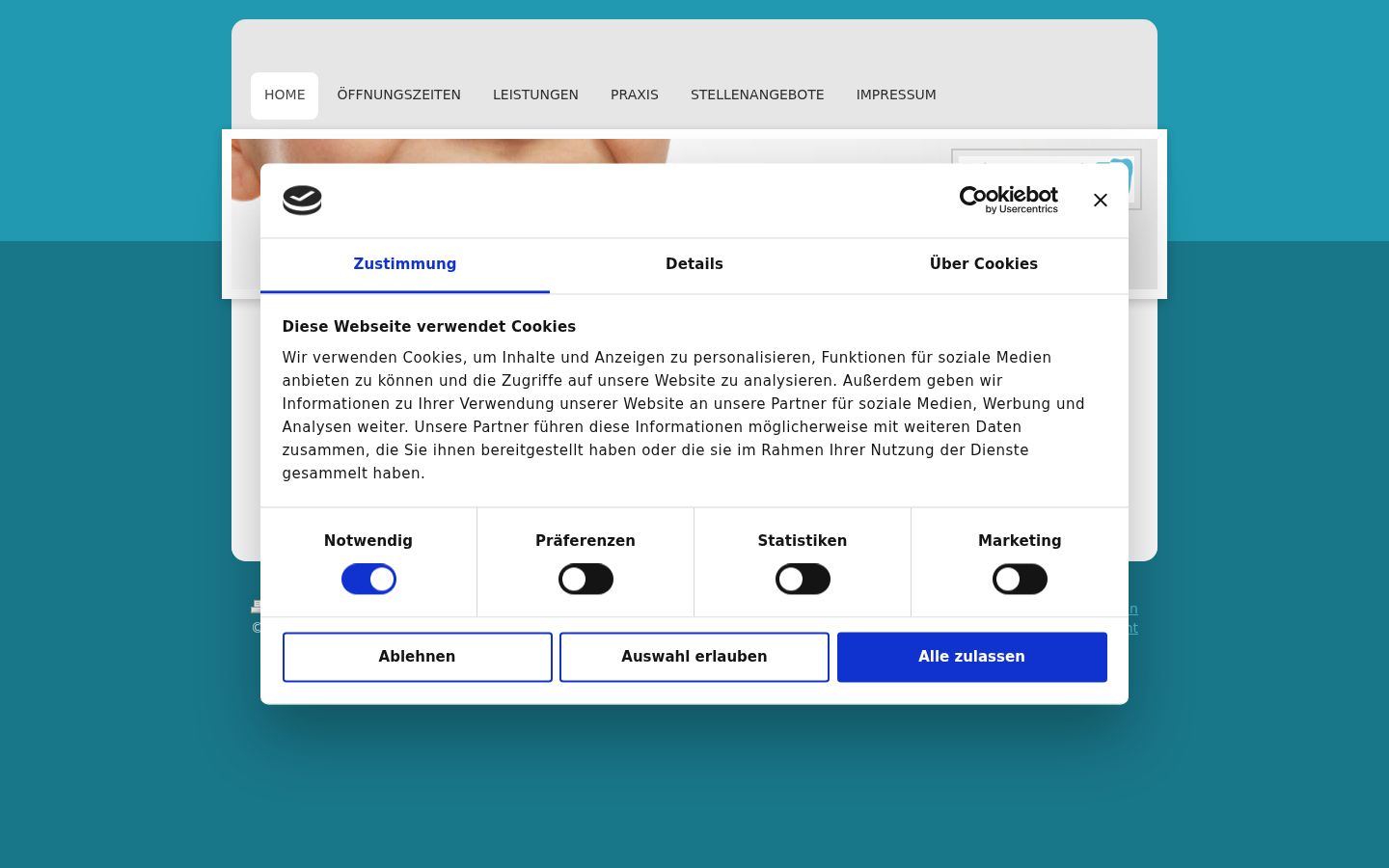 Sutikimo reklamjuostės, rodytos prieš bet kokią sąveiką, ekrano kopija