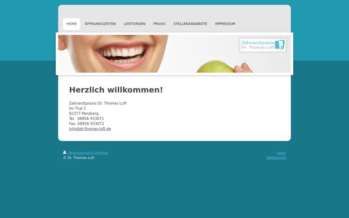 Screenshot of dr-thomas-luft.de