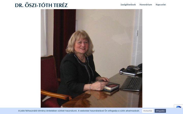 Ekrānuzņēmums no dr-toth.hu