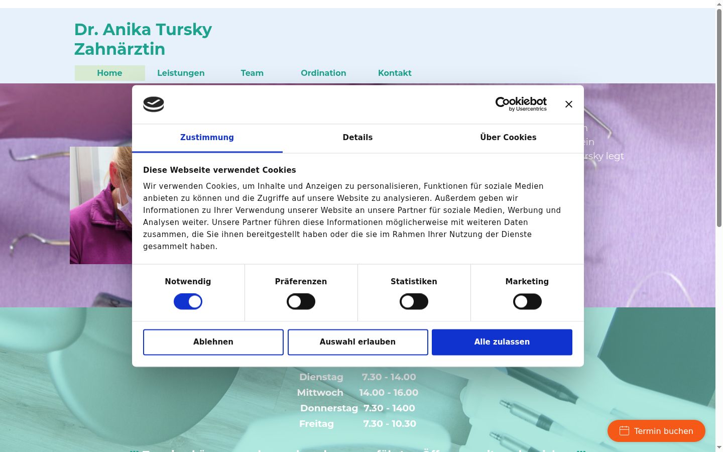Zrzut ekranu banera zgody wyświetlanego przed jakąkolwiek interakcją