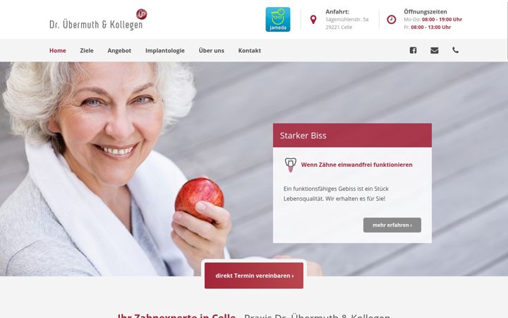 Screenshot of dr-uebermuth.de