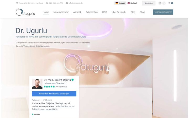 Screenshot of dr-ugurlu.de