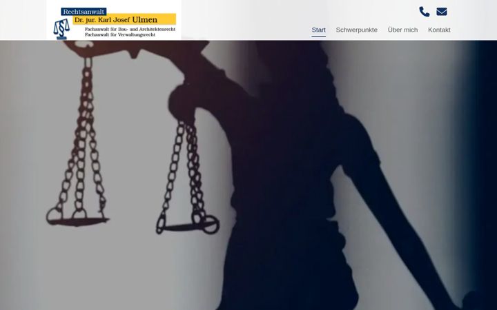 Screenshot of dr-ulmen.de