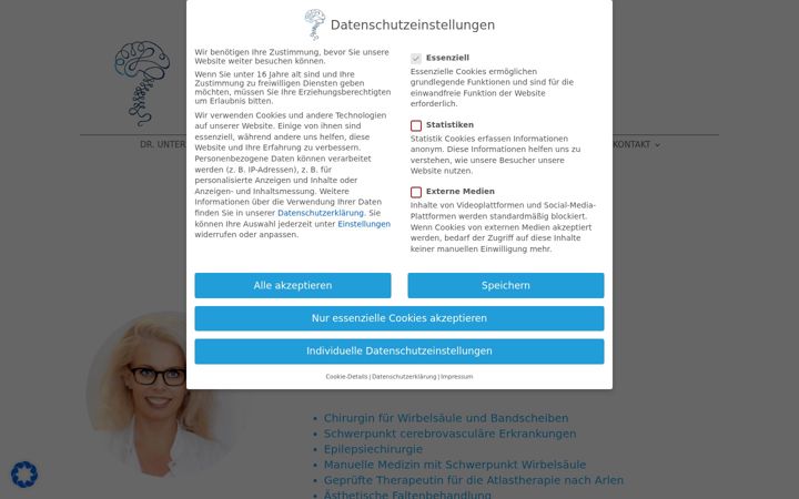 Zrzut ekranu dr-unterhofer.at