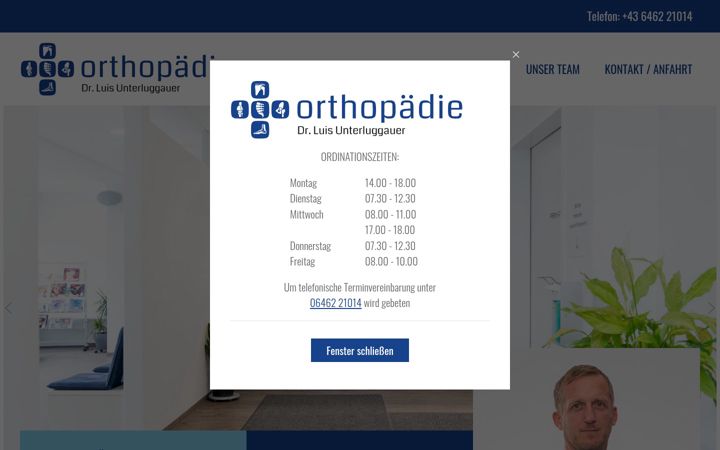 Zrzut ekranu dr-unterluggauer.at