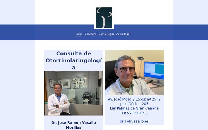 Screenshot di dr-vasallo-morillas-orl.es