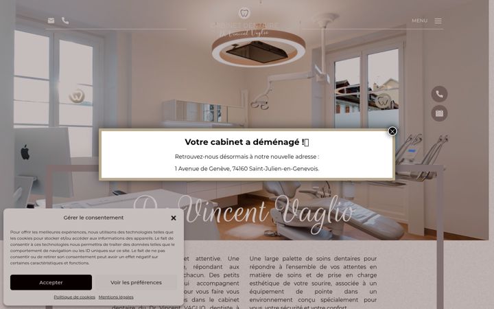 Kuvakaappaus sivustosta dr-vincent-vaglio.chirurgiens-dentistes.fr