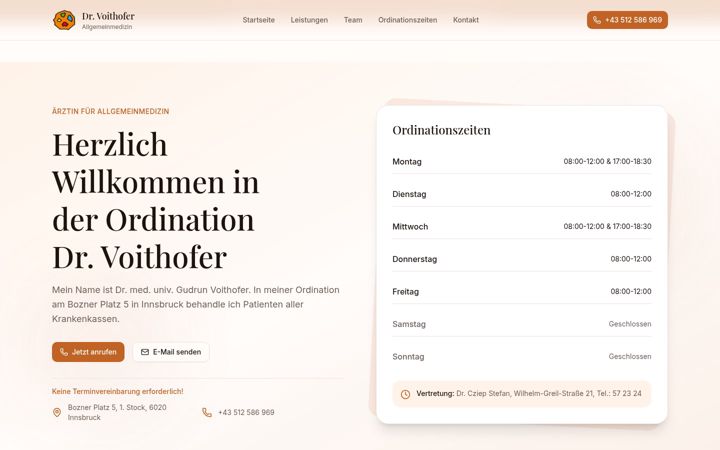 Zrzut ekranu dr-voithofer.at