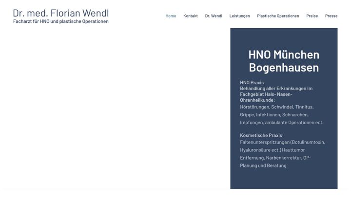 Screenshot stránky dr-wendl-hno.de