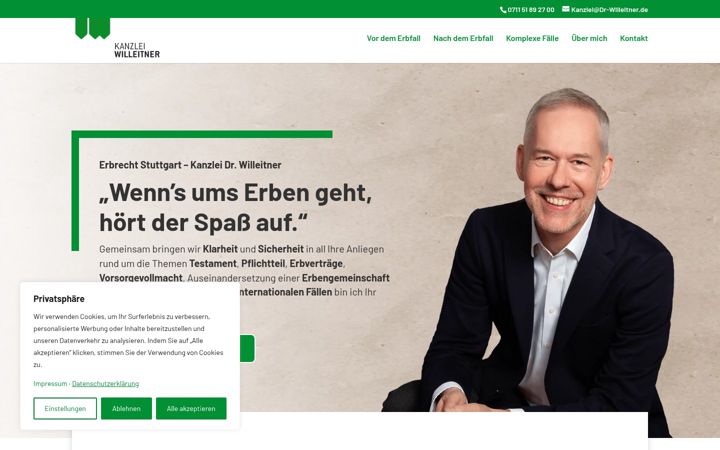 Screenshot of dr-willeitner.de