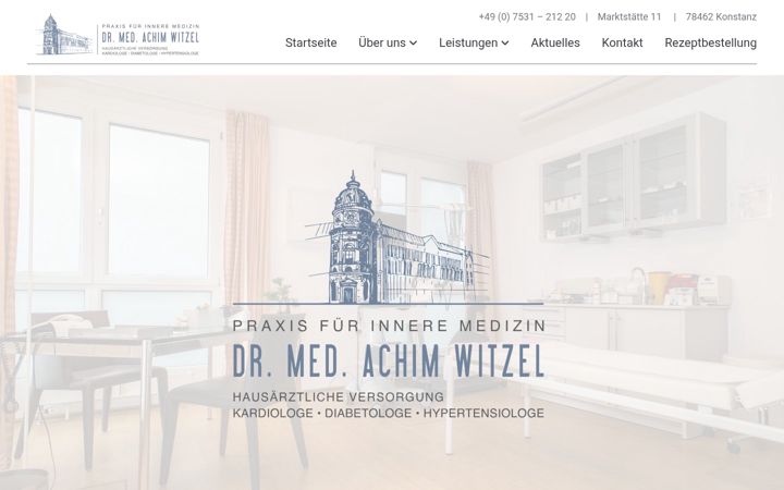 Screenshot of dr-witzel-konstanz.de