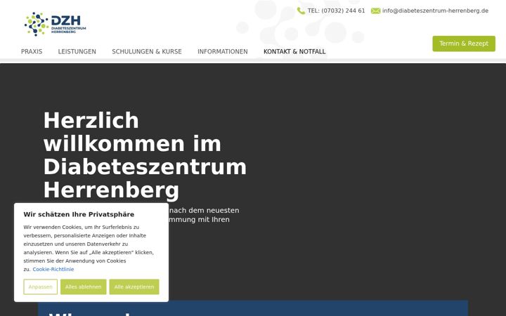 Screenshot of dr-wizemann.de