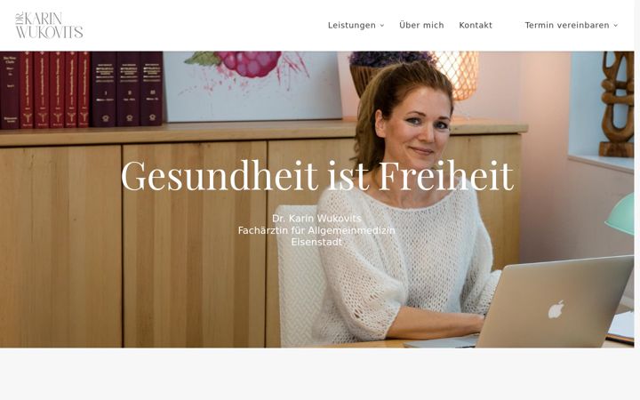 Screenshot ta' dr-wukovits.at
