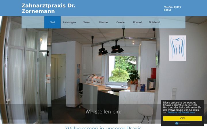Screenshot of dr-zornemann.de