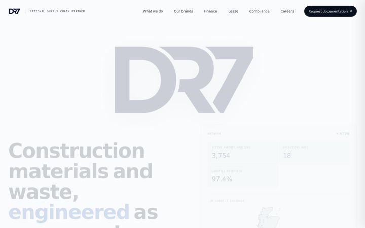 Screenshot di dr7holdings.co.uk