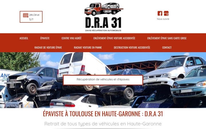 Screenshot of dra31epaviste.fr