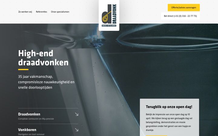 Screenshot του draadvonk.nl