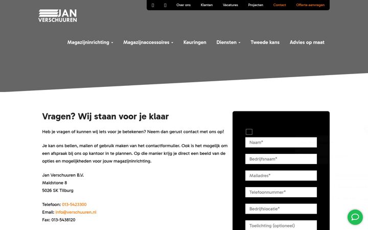 Ekrano kopija draagarmstellingen.org