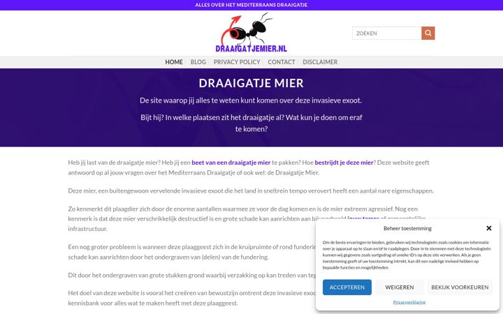 Screenshot του draaigatjemier.nl