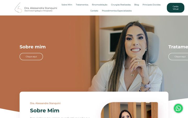 Screenshot van draalessandrastanquini.com.br