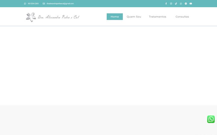 Screenshot van draalexandrapedraecal.com.br