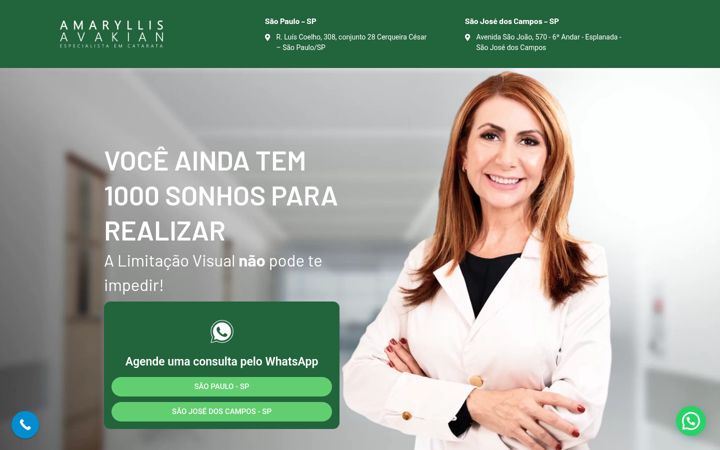 Screenshot van draamaryllisavakian.com.br