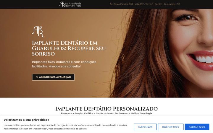 Screenshot van draanabreis.com.br