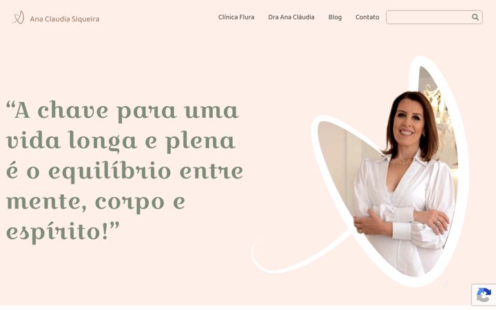 Screenshot van draanaclaudiasiqueira.com.br