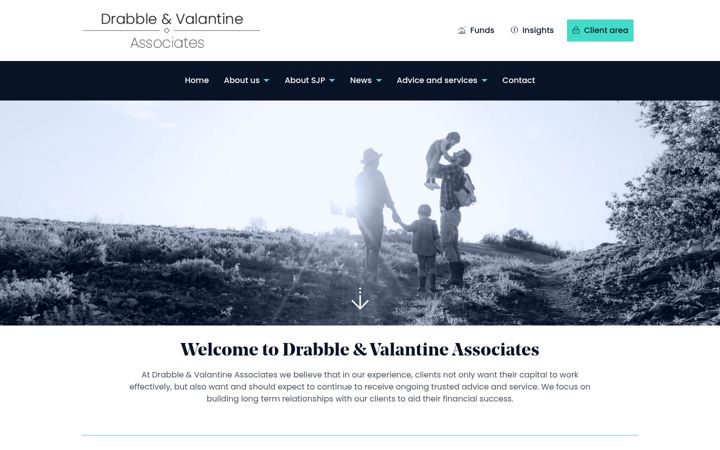 Screenshot di drabbleandvalantineassociates.co.uk