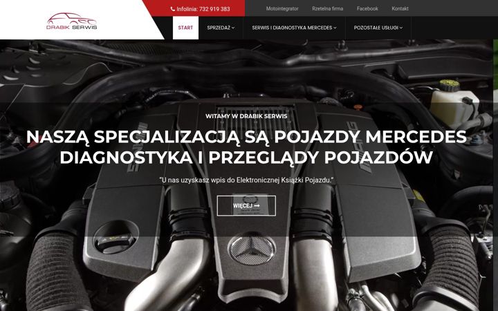 Screenshot ta' drabik-serwis.pl