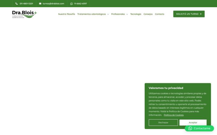 Screenshot of drablois.com