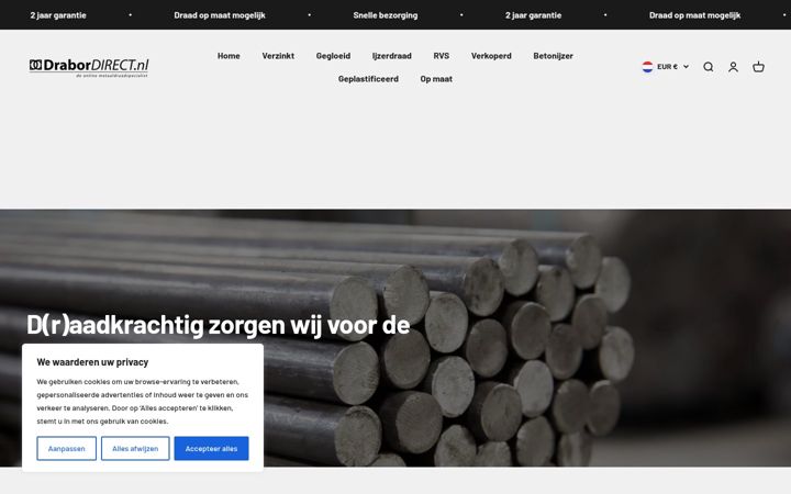 Screenshot von drabordirect.nl